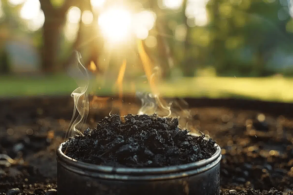 brûler du marc de café